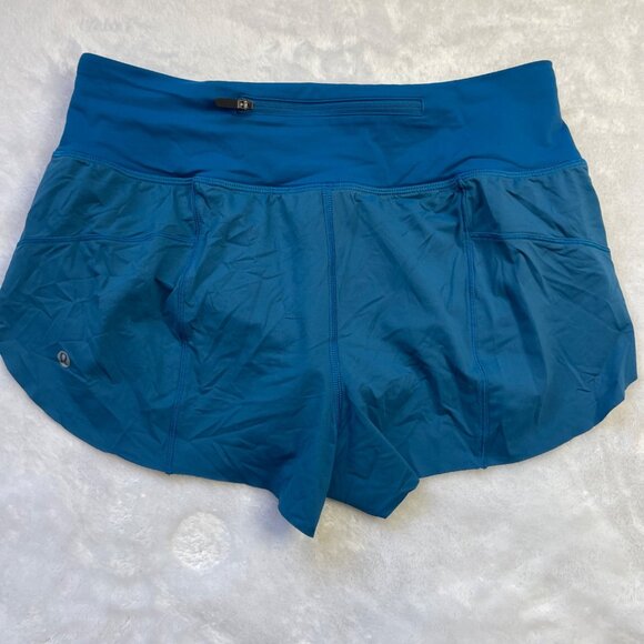Lululemon Chase Me Short Women's Size 6 Whirlpool Blue 2.5" Running Athletic FLA - Picture 13 of 14